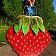 Order Bag with clasp: ' strawberry'. shkiv. Livemaster. . Clasp Bag Фото №3