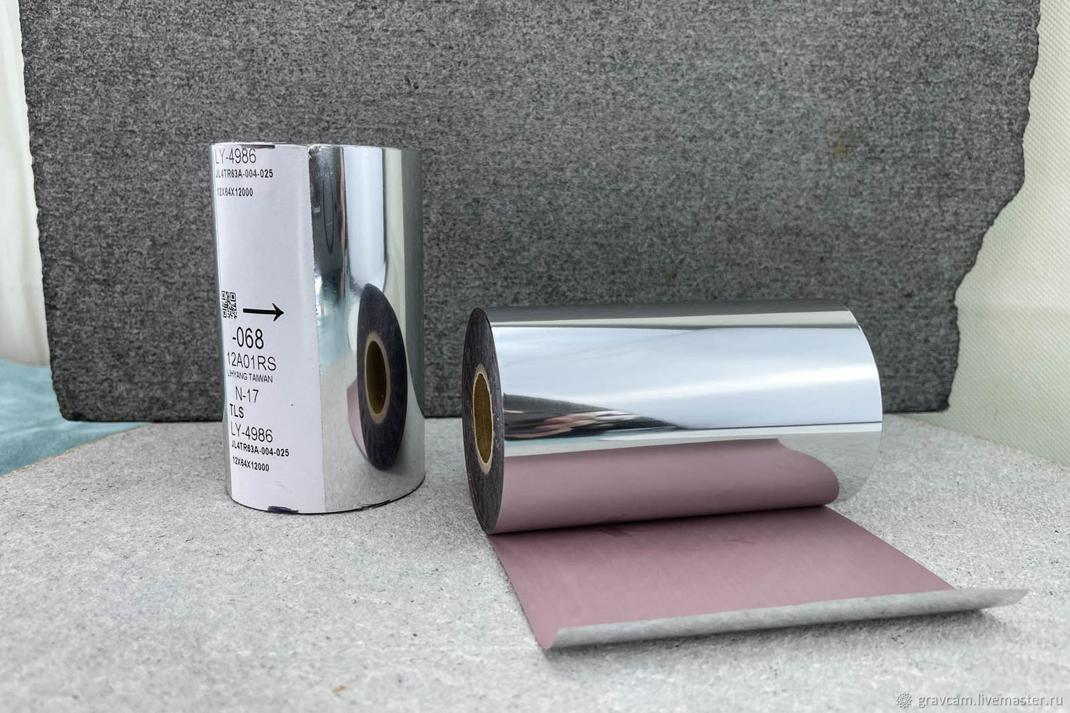 Фольга для тиснения 10 см серебро купить в интернет-магазине Ярмарка ...