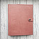 A5 leather notebook in hardcover, Notebooks, St. Petersburg,  Фото №1