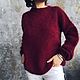 Заказать Свитер из кид мохера на шелке #my_flower_dahlia. MY FLOWER KNITTING. Ярмарка Мастеров. . Свитеры Фото №3
