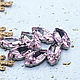 Rhinestones 18/9 mm Pink in a frame on the bottom of the boat. Rhinestones. agraf. My Livemaster. Фото №4