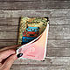 Passport cover 'notes of a traveler'. Passport cover. Ludmila Krishtal. My Livemaster. Фото №4