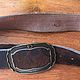 Order Genuine leather belt 'marvari', Italy. Dutch West - Indian Company. Livemaster. . Vintage straps Фото №3
