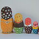 Matryoshka with a rooster. Матрешки. Mariya Voronina Matryoshka. Интернет-магазин Ярмарка Мастеров.  Фото №2