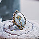 Ring with a sprig of forget-me-nots / vintage style, Rings, Krasnodar,  Фото №1