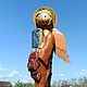Ангел двухсторонний резной деревянный, Элементы интерьера, Саки,  Фото №1