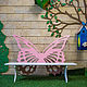 Детская скамейка «Бабочка», Скамейки для сада, Самара,  Фото №1