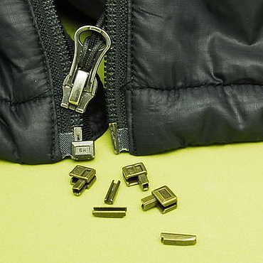 Молния спиральная №3, 20 см, неразъёмная, голубой светлый SBS – купить ...