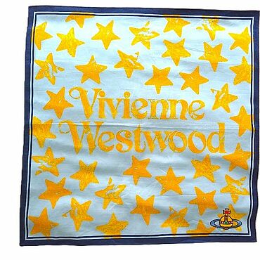 Винтаж ручной работы. Ярмарка Мастеров - ручная работа Винтаж: Платок Vivienne Westwood винтажный хлопковый бандана. Handmade.
