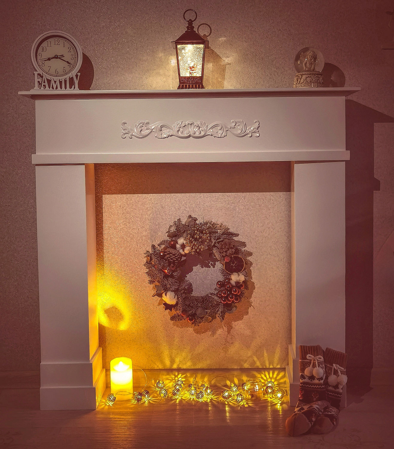 Имитация камина из МДФ купить в интернет-магазине Ярмарка Мастеров по ...