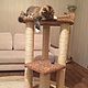 Order Scratching post with bed 'Asti' (suitable for large cats). Workshop for dogs and cats. Livemaster. . Scratching Post Фото №3