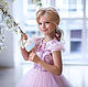 Платье из фатина на выпускной в пол для девочки Pink blossom. Платья. Shanetka. Ярмарка Мастеров.  Фото №5