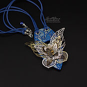Украшения handmade. Livemaster - original item Butterfly Transformer Pendant (714) designer Jewelry. Handmade.