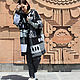 Order Coat: women's demi-season coat with a panda hood. CUTE-KNIT by Nata Onipchenko. Livemaster. . Coats Фото №3