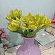 Тюльпаны пионовидные из полимерной глины, Цветы, Дубна,  Фото №1