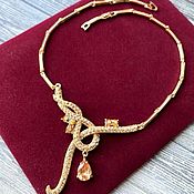 Винтаж handmade. Livemaster - original item Necklace sparkling. Handmade.