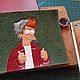 Meme Wallet Philip J. Fry  Futurama. Wallets. CrazyLeatherGoods. My Livemaster. Фото №6
