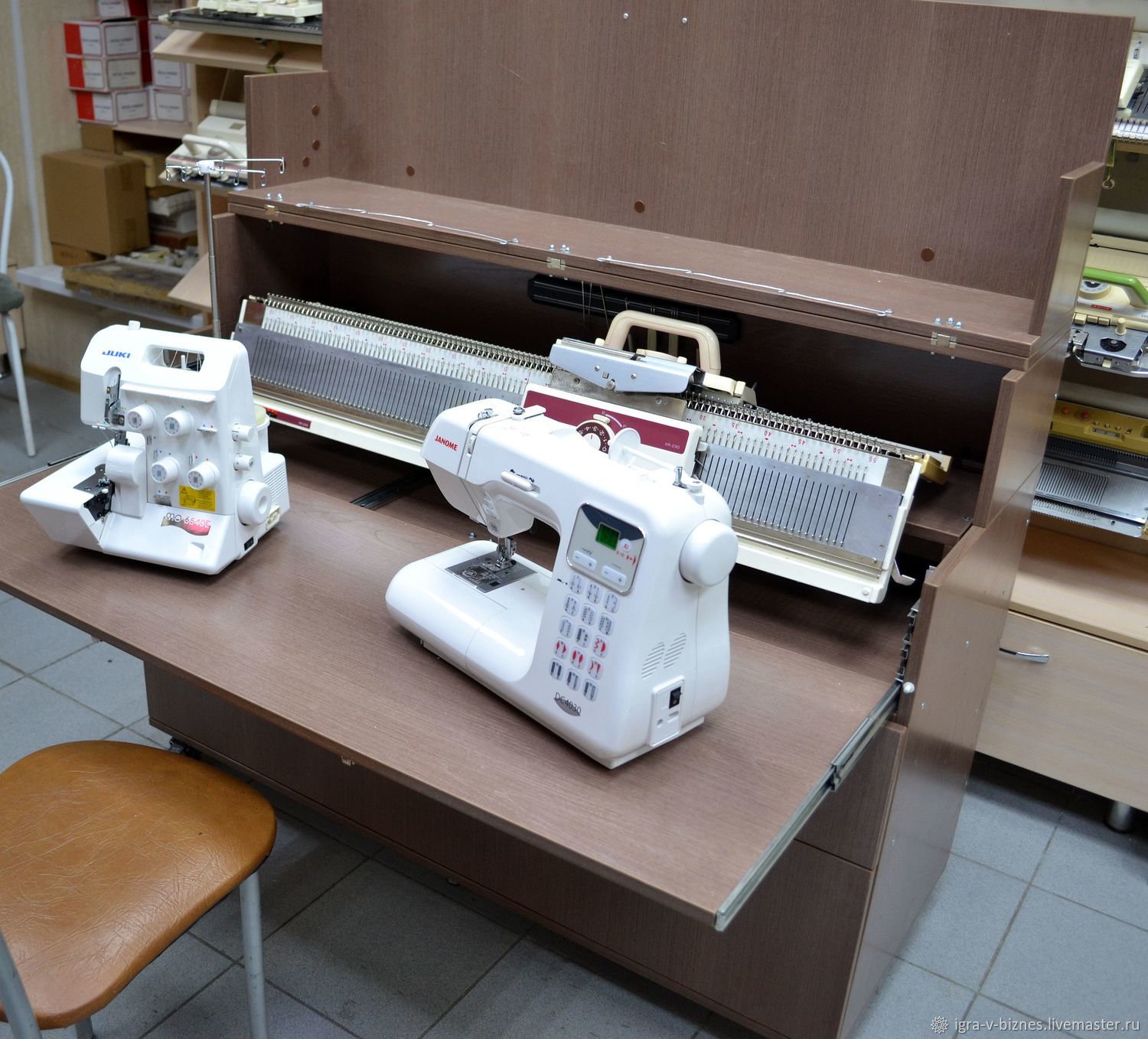 Стулья для работы за швейной машинкой