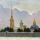 Этюд маслом с видом Петербурга, Картины, Санкт-Петербург,  Фото №1
