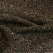 Материалы для творчества handmade. Livemaster - original item Fabric: Tweed Marzotto chocolate brown melange.. Handmade.