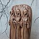 Norns statuette, wood panel. Altar of Esoteric. Dubrovich Art. My Livemaster. Фото №4