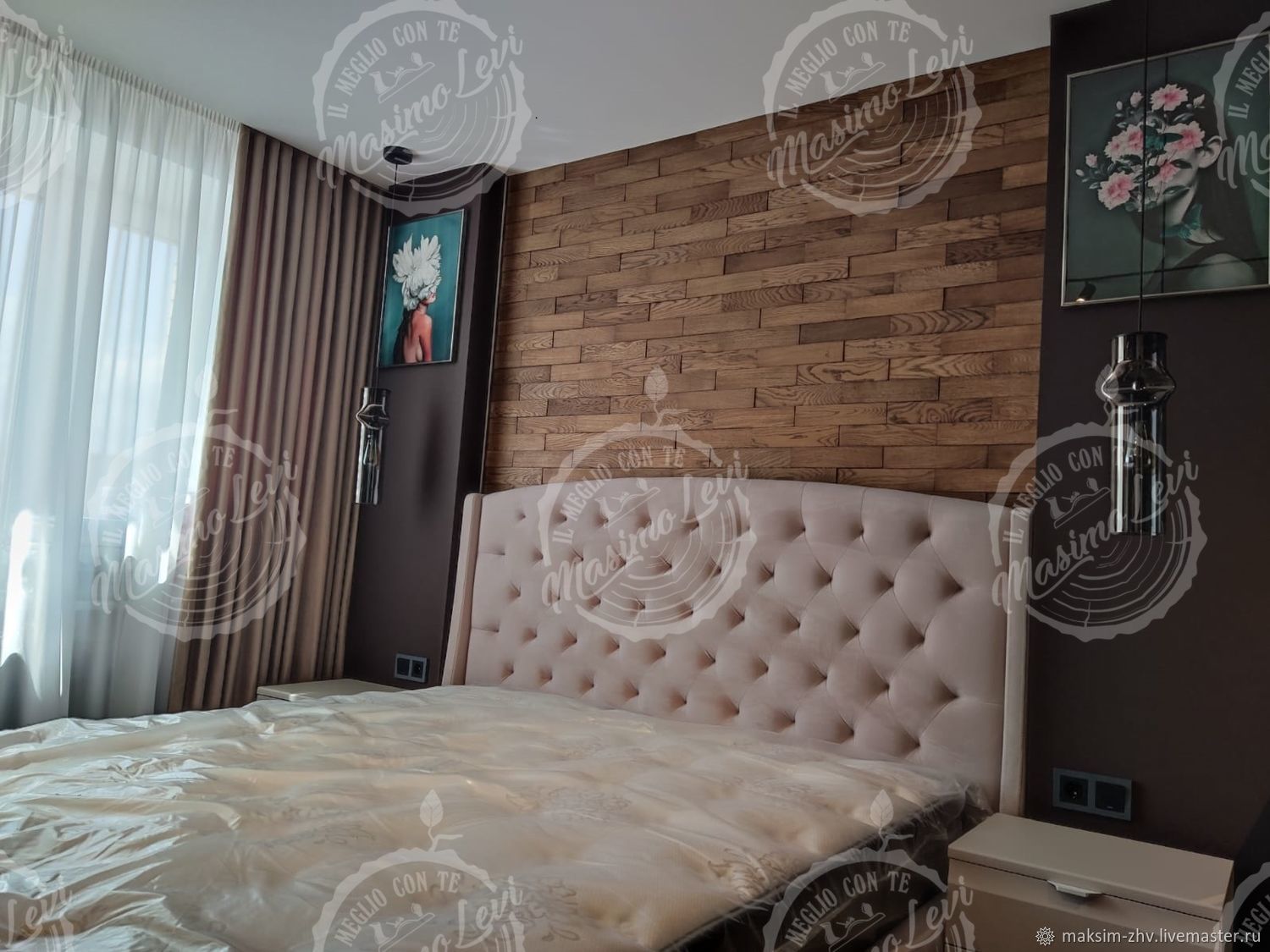 Стеновые 3D панели из массива дуба купить в интернет-магазине Ярмарка ...