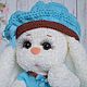 Игрушка вязаная "Зайка Люся". Мягкие игрушки. Тамара и Анастасия (Вязаные игрушки). Интернет-магазин Ярмарка Мастеров.  Фото №2