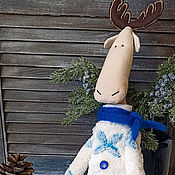 Куклы и игрушки handmade. Livemaster - original item Soft toy moose. Handmade.