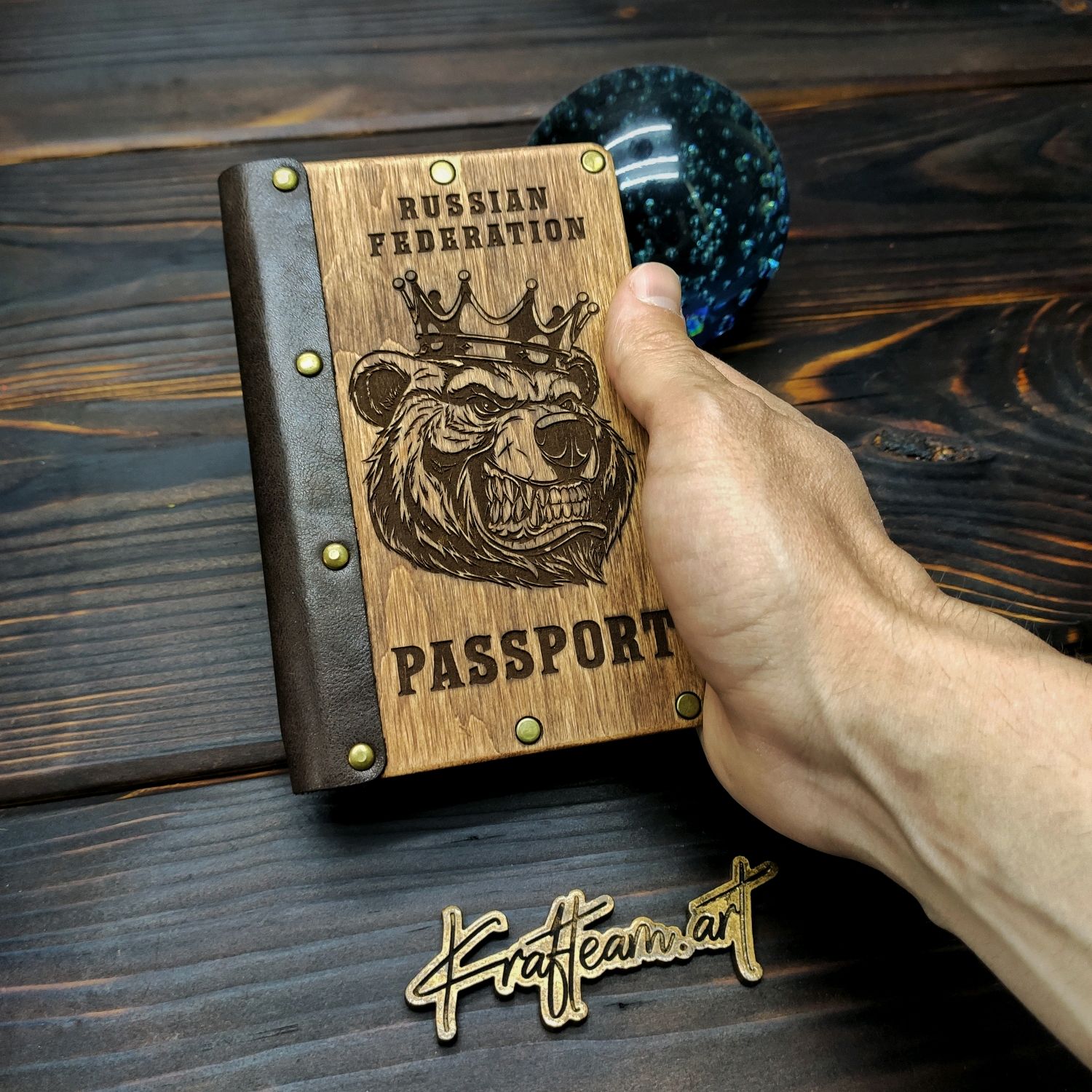 Подарок мужчине (обложка для паспорта), Обложки, Смоленск,  Фото №1