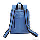 Backpack leather female blue Ultramarine Mod P12-171. Backpacks. Natalia Kalinovskaya. My Livemaster. Фото №5