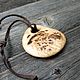 The pendant is made of birch burl. Pendant. 13marko. Online shopping on My Livemaster.  Фото №2
