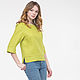 Order Apple blouse made of 100% linen. etnoart. Livemaster. . Blouses Фото №3