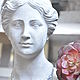Pots-a bust of Venus made of concrete antique style pot vase, Flowerpots are garden, Azov,  Фото №1