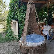 Декоративная льняная подушка"Лесные звери-2"
