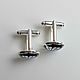 Order Cufflinks silver plated Military intelligence. Linda (LKdesign). Livemaster. . Cuff Links Фото №3