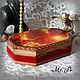 Box 'a Study in scarlet'. Box. Handmade with Love. My Livemaster. Фото №5