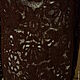Knitted dress 'Chocolate'. Dresses. СТУКОВА ВАЛЕНТИНА (orel-afina). My Livemaster. Фото №4