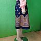 Skirt with an ornament of cotton satin. Skirts. Tolkoyubki. Online shopping on My Livemaster.  Фото №2