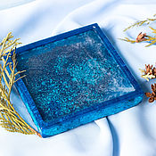 Для дома и интерьера handmade. Livemaster - original item Arctic Jewelry Stand. Polar ice. Epoxy resin. Handmade.