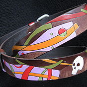 Аксессуары handmade. Livemaster - original item belt leather 