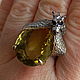 Exclusive ring 'Keeper of Fortune,' NAT. citrine. Rings. SELENA. Online shopping on My Livemaster.  Фото №2