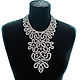 Lace beaded necklace. Necklace. N_Belokon_jewelry. Online shopping on My Livemaster.  Фото №2