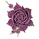 Dance Of The Roses. purple. Brooch - Flower is made of genuine leather. Brooches. ms. Decorator. Online shopping on My Livemaster.  Фото №2