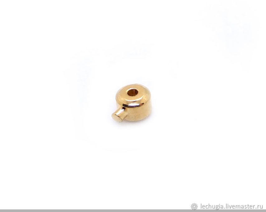 Фиксатор 3 мм позолоченный купить в интернет-магазине Ярмарка Мастеров ...