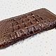 Order Wallet made of genuine crocodile leather, in brown color!. SHOES&BAGS. Livemaster. . Wallets Фото №3