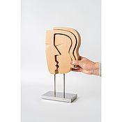 Для дома и интерьера handmade. Livemaster - original item Sculpture Kiss made of solid beech. Handmade.