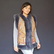 Одежда handmade. Livemaster - original item A fitted vest made of a 