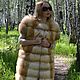 Order Vest fur Siberian Fox. CROSS. Without inserts. Zimma. Livemaster. . Vests Фото №3