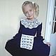 Школьная форма. Передничек. Школьная форма. Ирина Кислицына (crochet-irina). Интернет-магазин Ярмарка Мастеров.  Фото №2