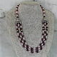 Necklace made of lepidolite and rose quartz 'Composition'', Necklace, Velikiy Novgorod,  Фото №1